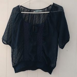 Loose Navy blouse